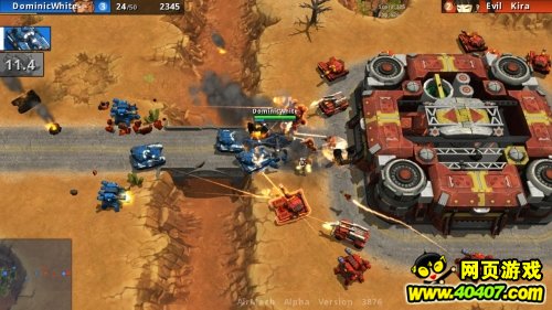 即时战略页游《空中机甲》画面流畅 媲美星际